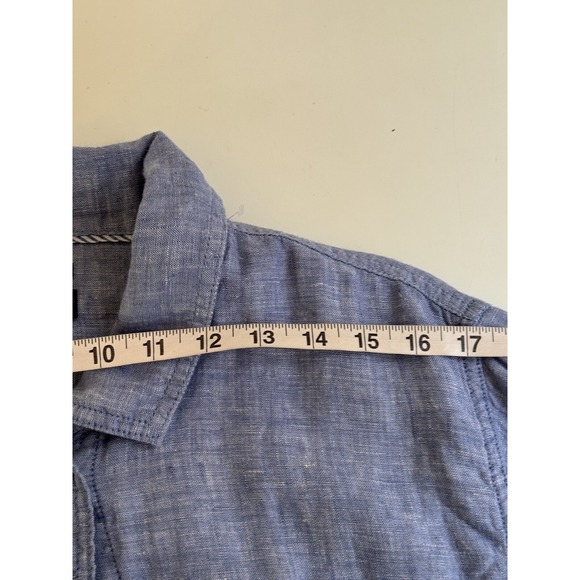 Jones New York 100%Linen Lightweight Jacket Blue Size 2X Costall - Picture 15 of 16